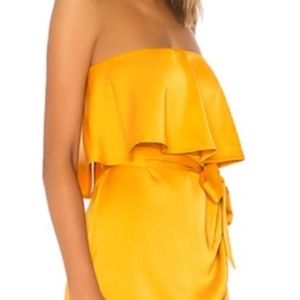 Friends + Lovers Midi Ruffle Dress